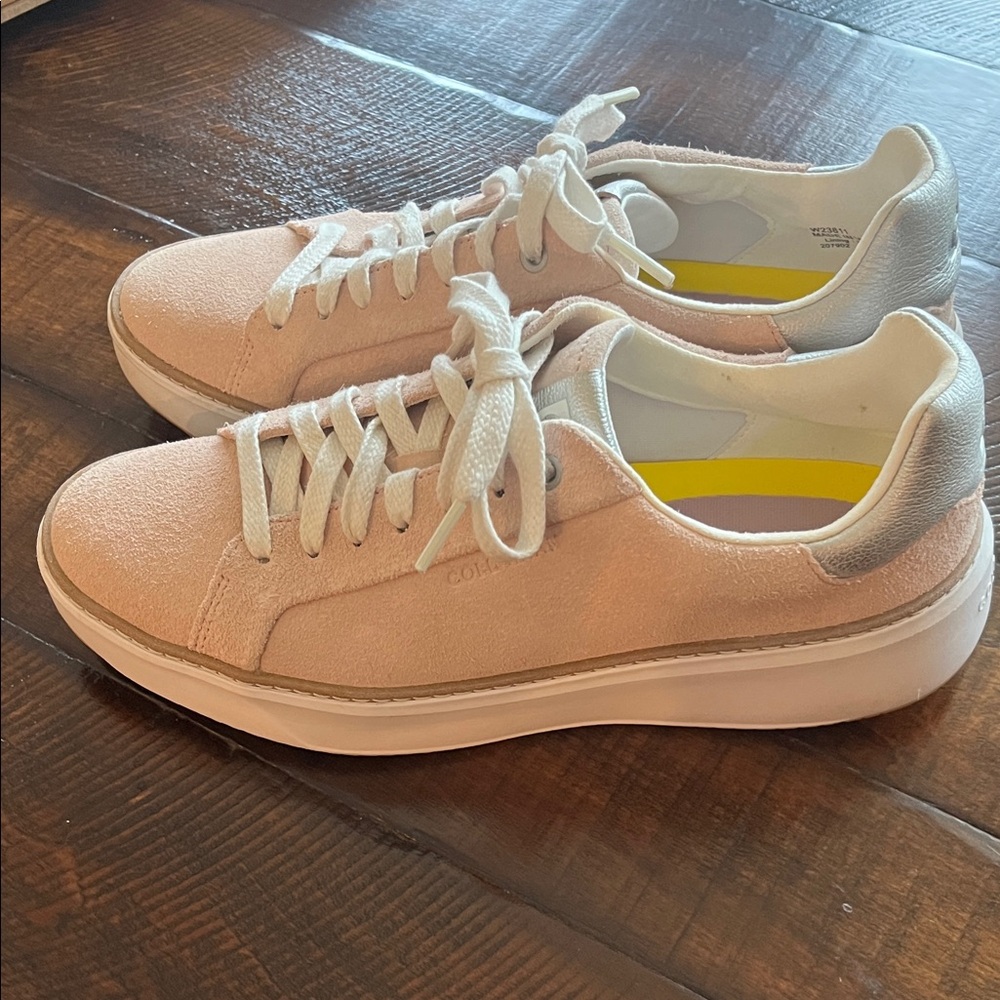 Cole Haan Women's Blush Suede Sneakers